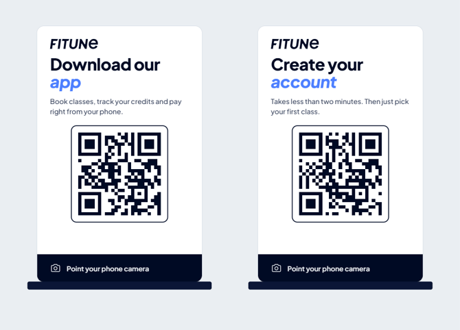 Counter QR plaques@1x