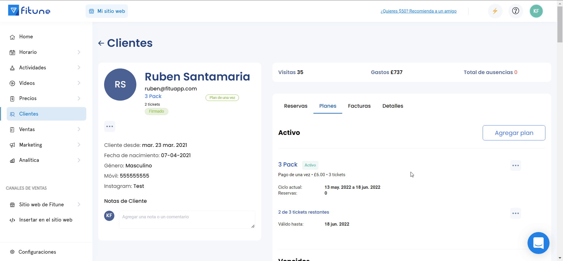 data teste