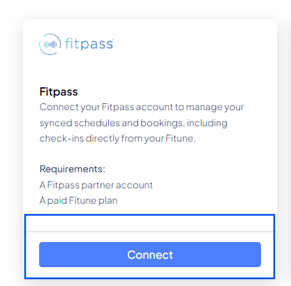fitpass-connect