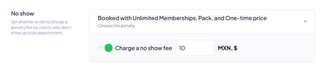 no-show-penallty